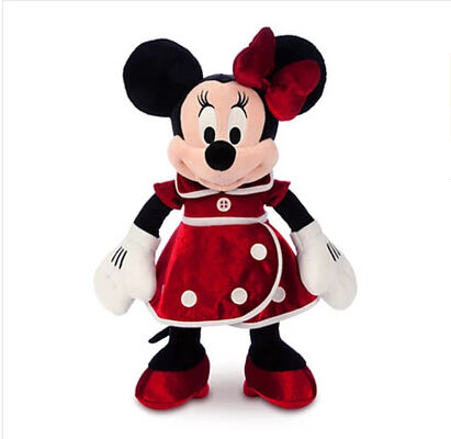 Christmas Minnie Mouse and Mickey Mouse Disney Plush Toys 40cm