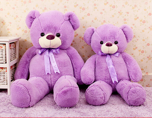 Fashion Purple Large Teddy Bear Jumbo Stuffed Animal Toys Big Size