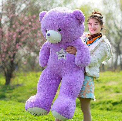 Large Jumbo Lavender Purple Teddy Bear 30cm 45cm 60cm 100cm 120cm