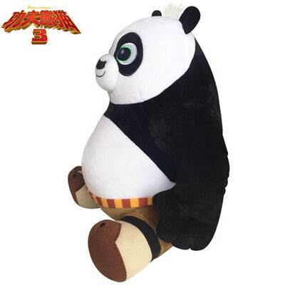 New Kungfu Panda 3 Sitting Pose Panda Po Cartoon Stuffed Plush Toys