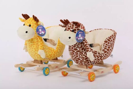 Baby Rocking Animal Chair Cute Baby Toys Little Mermaid Plush Doll