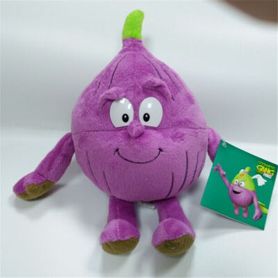 Eco friendly Vegetable Fruit Assorted Stuffed Baby Plush Toys Red / Green / Yellow