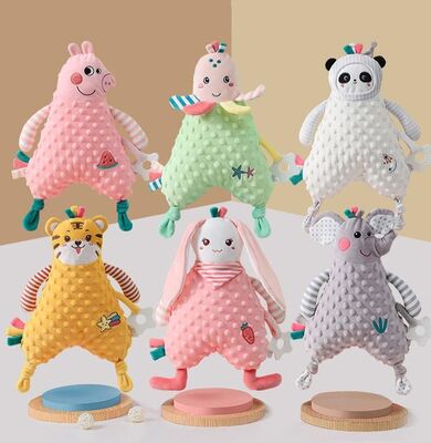 Baby comfort blanket with Plush Stuffed soft toy 40*26cm
