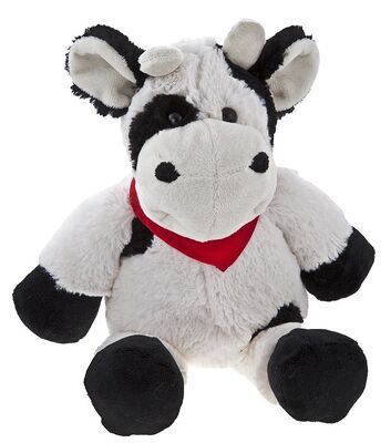 Purple Stuffed Milk Cow Animal Promotional Gifts Toys 8 Inch CE Standard