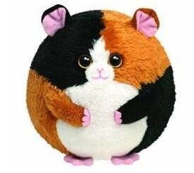 25cm Round Shape Animal Promotional Gifts Toys Green / Brown / Grey Color