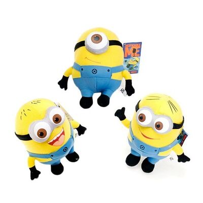 Despicable me 3 Minions 3D eye Cartoon Plush Toys Yellow 18cm Baby Plush Toys