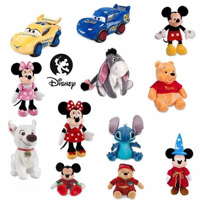 Disney Original Racing Car Plush Soft Toys and Mickey Minnie Soft toys