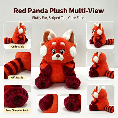 ของขวัญเด็กและนักสะสม ตุ๊กตาหมีแพนด้าแดง Mei Mei / Red Panda Mei