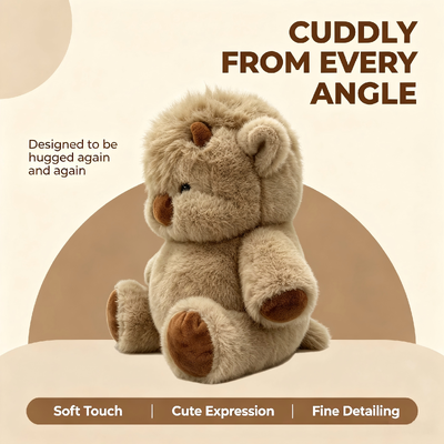 ของเล่นตุ๊กตาผ้านุ่มน่ารักลายวัวไฮแลนด์แบบ OEM ตัวอย่างสั่งทำพิเศษ