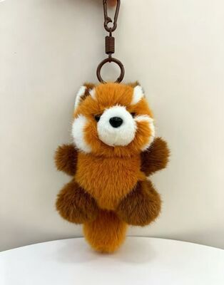 Fashion and Lovely red panda Soft Plush Keychains 15cm