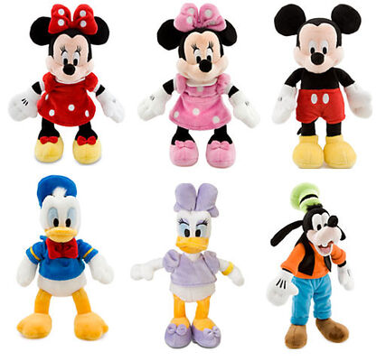 Original Disney Classic Mickey Family Plush Toys 22cm