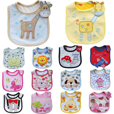 Personalised Strawberry Newborn Baby Girl Bibs Anti Bacterial
