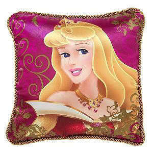 Lovely Disney Princess Aurora Plush Square Pillow And Cushion For Bedding