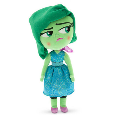 Lovely Disney Inside Out Disgust Soft Dolls Cartoon Plush Toys For Collection