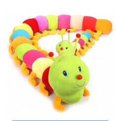 Number Caterpillar Plush Cute Baby Toys Colorful Stuffed Kids Playing Learning