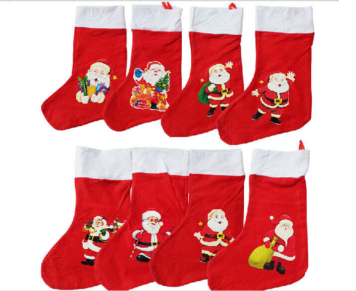 16inch Christmas Santa Stocking Plush Gift For Christmas Holiday Celebrate